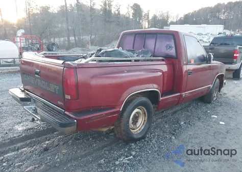 1991 Chevrolet Gmt-400 C1500 z USA, uszkodzony, nr VIN 1GCDC14K2MZ215973